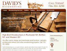 Tablet Screenshot of davidswoodworking-ny.com